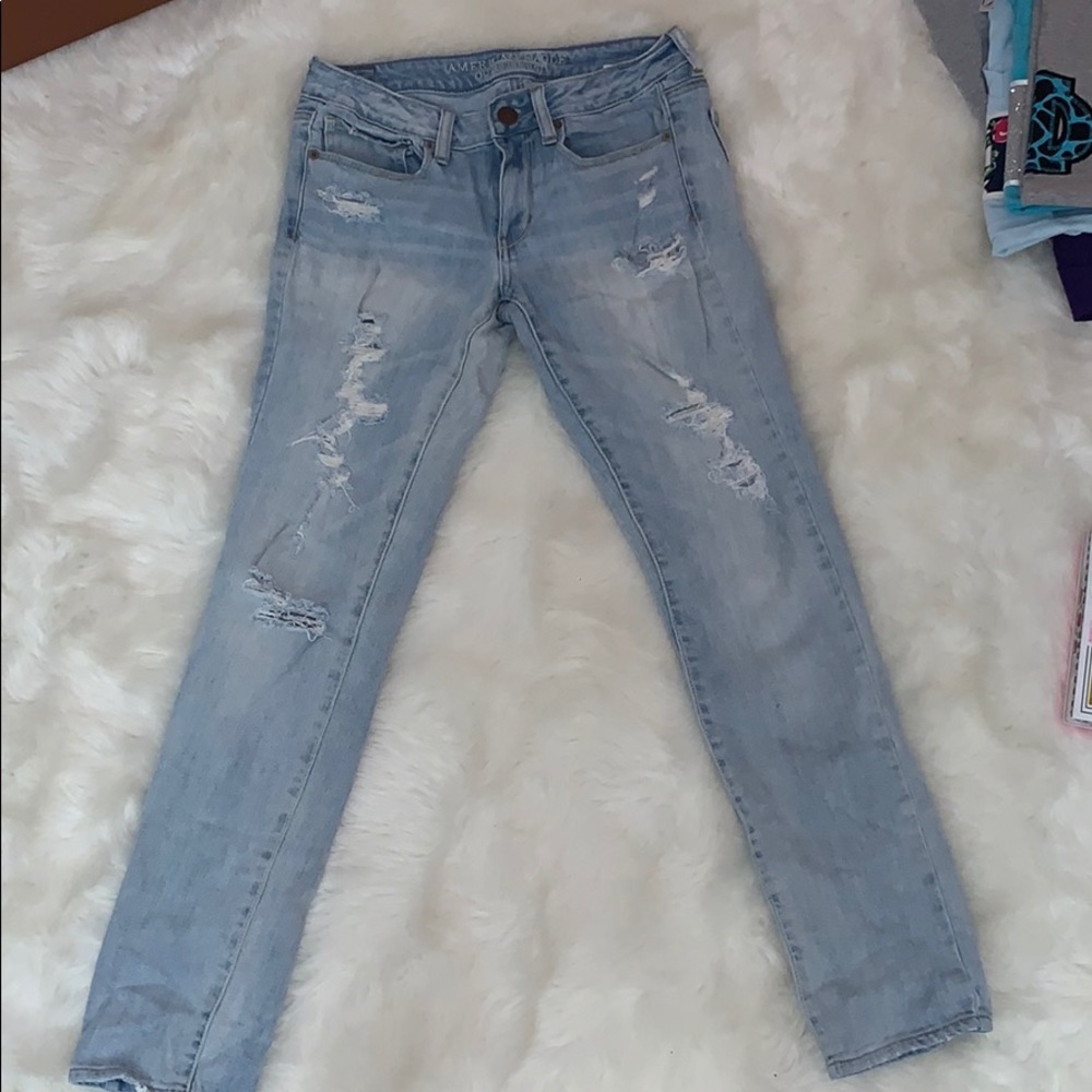 American eagle skinny stretch jeans. Size 6